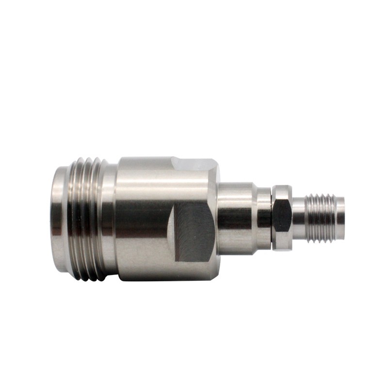 N Female Jack to 3.5mm Female Jack Coaxial Adapter 18GHz Stainless Steel Connector