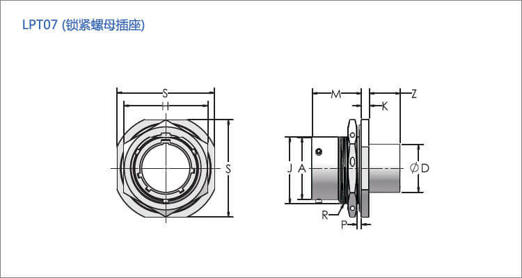 LPT02SE18-32P Military Spec Connectors 32 pin plug