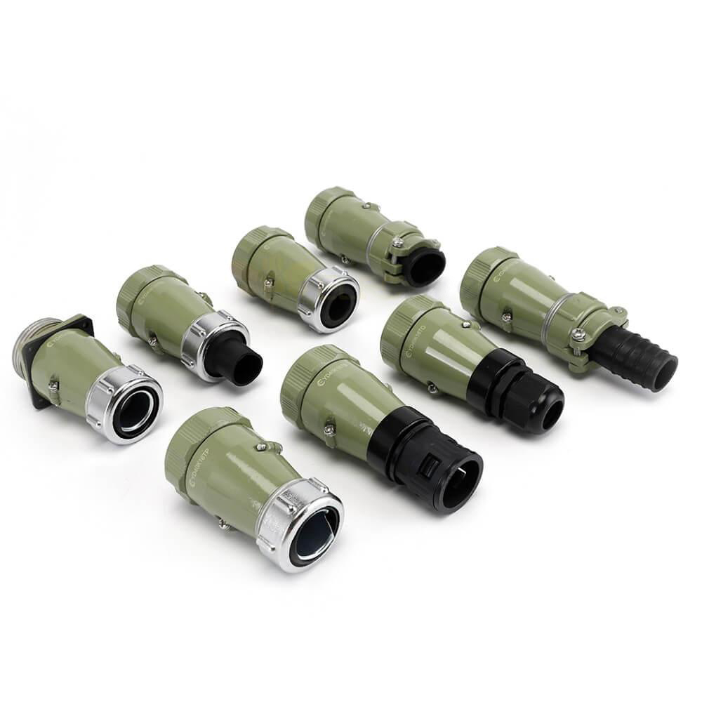 10A Waterproof Aviation Connector YD20-7 Pin Right Angle Formal TR Plug Female