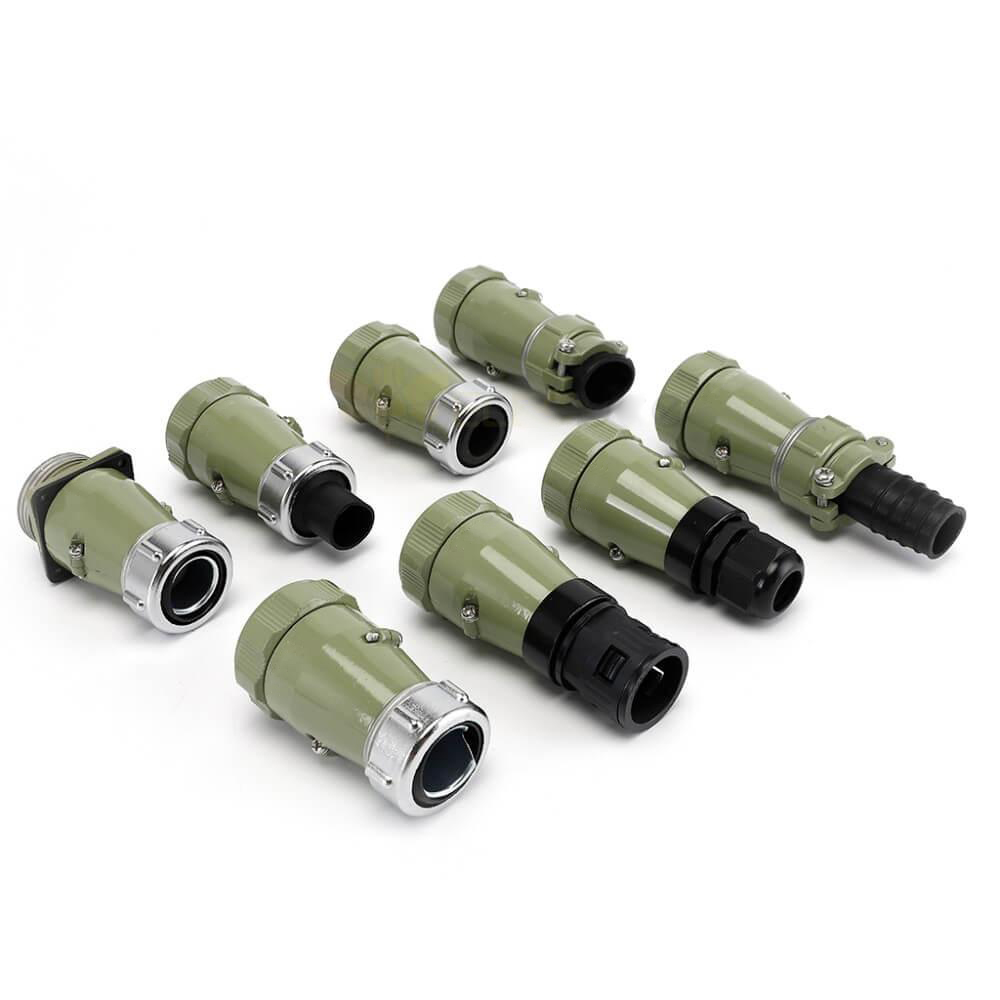 TR Plug Male YD20-7 Pin Right Angle Reverse Mount 10A Waterproof Aviation Connector