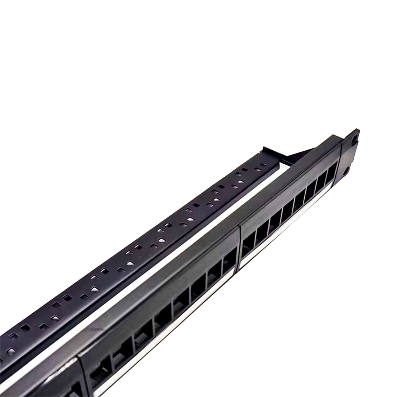 24 Ports RJ45 Patch Panel Without RJ45 Keystone Jack 19''1U For CAT6A CAT6 CAT5E