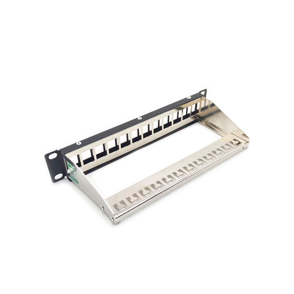 Network Patch Panel Unshield Empty 1u 12 Ports