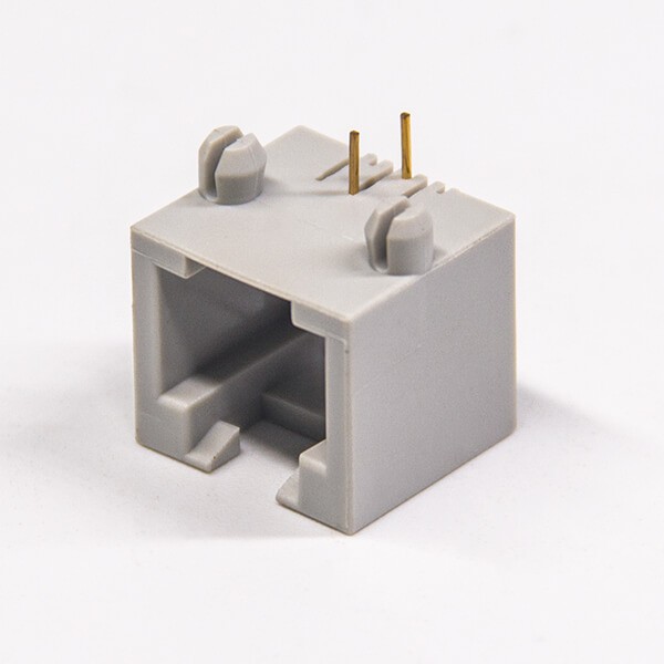 Modular Connector RJ11 Right Angled 6p2c PCB Mount Plastic