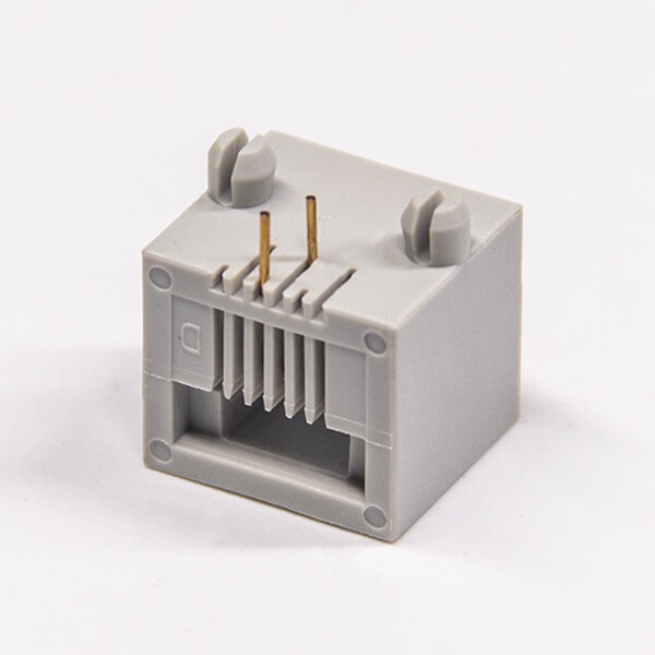 Modular Connector RJ11 Right Angled 6p2c PCB Mount Plastic