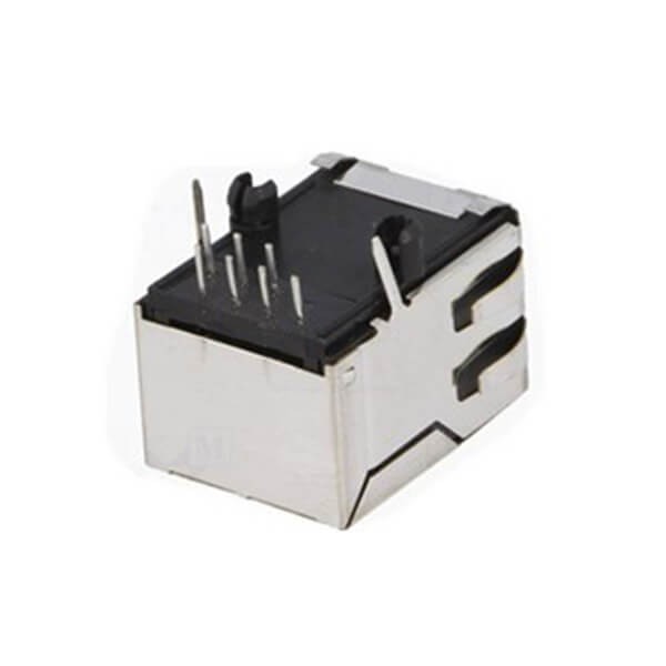 2pcs RJ45 8 Pin Connector Modular Jack With Shield 90 Degree Without LED 20pcs