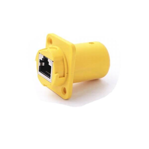 Mini RJ45 Jack Ethernet Connector Panel Mount Female Waterproof Sockets