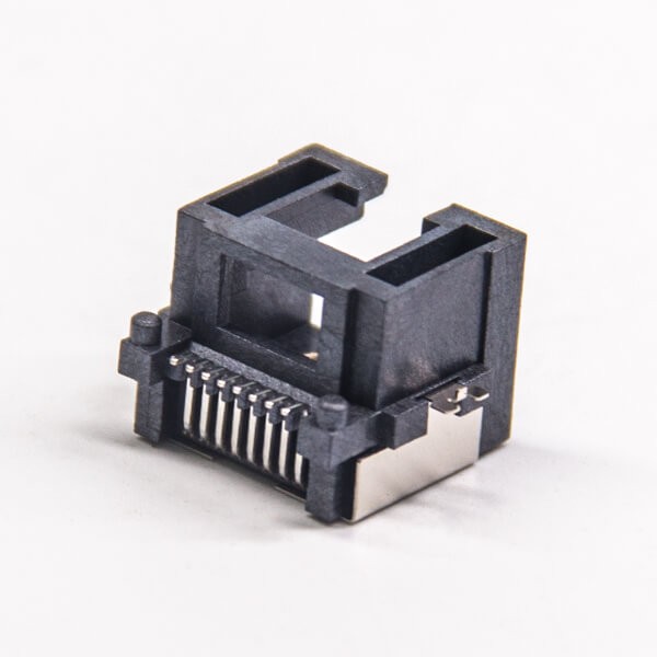 RJ45 Female Connectors Right Angled 8p8c SMT Socket PCB Mount