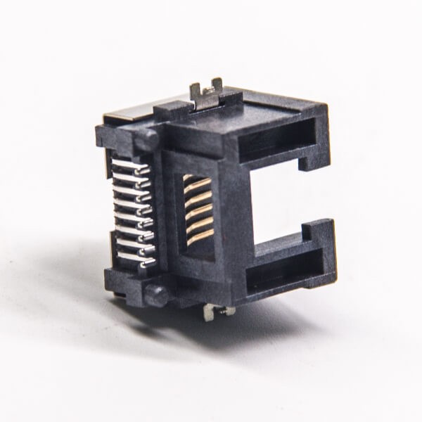 RJ45 Female Connectors Right Angled 8p8c SMT Socket PCB Mount