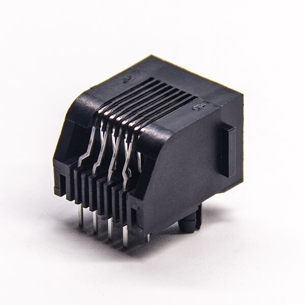 RJ45 Female Socket 90 Degree 8p8c Ethernet Network Through Hole PCB Mount