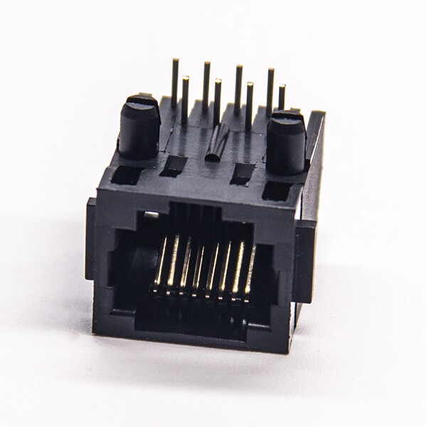 RJ45 Female Socket 90 Degree 8p8c Ethernet Network Through Hole PCB Mount