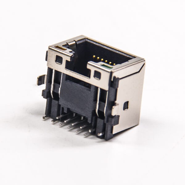 RJ45 Jack Connector 8p8c PCB Mount Shieled with LED