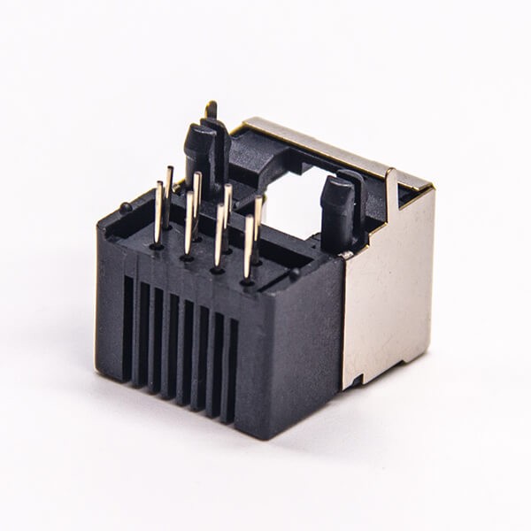 RJ45 Shielded Coupler 8P8C RJ45 Through Hole PCB Mount Modular Connector