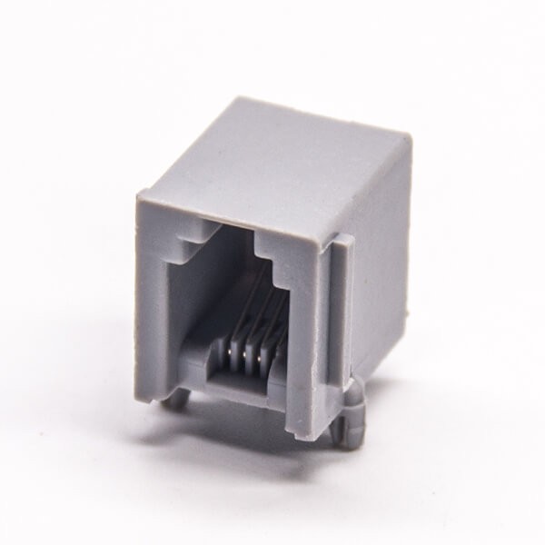 RJ9 Connector 4P4C 90 Degree Unshielded Socket PCB Mount DIP