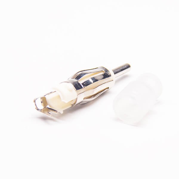 Banana Plug Audio Speaker Cable Connector White