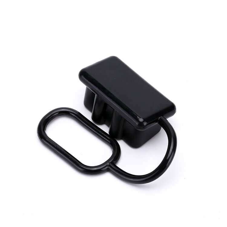 Black Rubber External Protective Dustproof Cover For 2 way 120A Power Connector