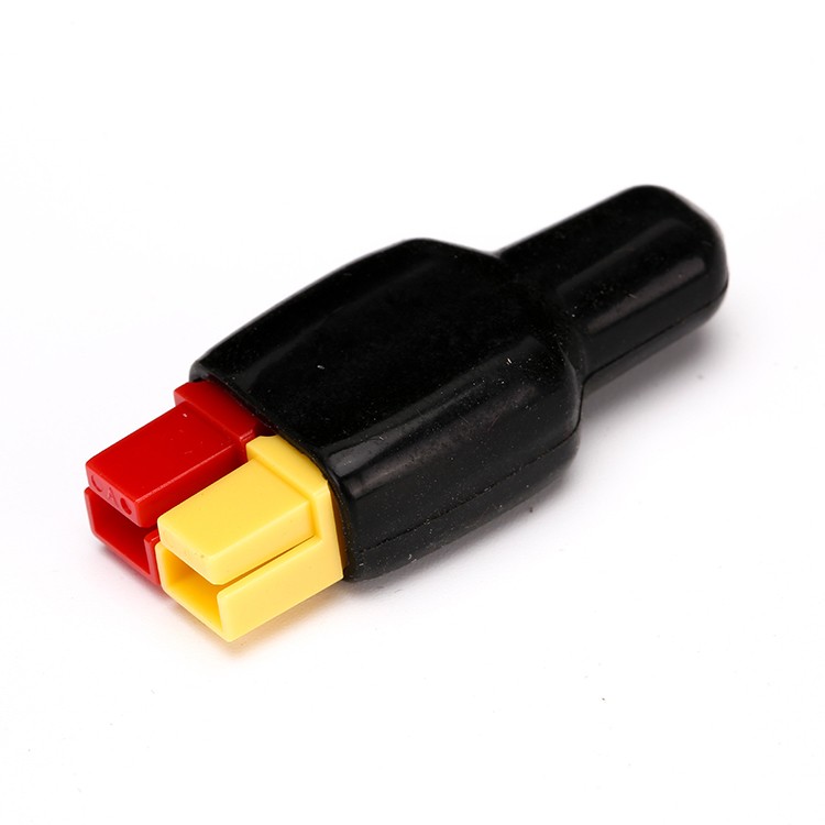 Black Waterproof Dust cable sleeve for 50A 2 Way connector