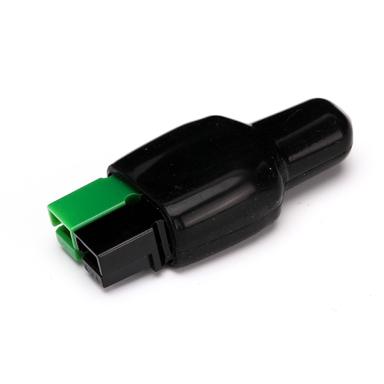 Black Waterproof Dust cable sleeve for 50A 2 Way connector