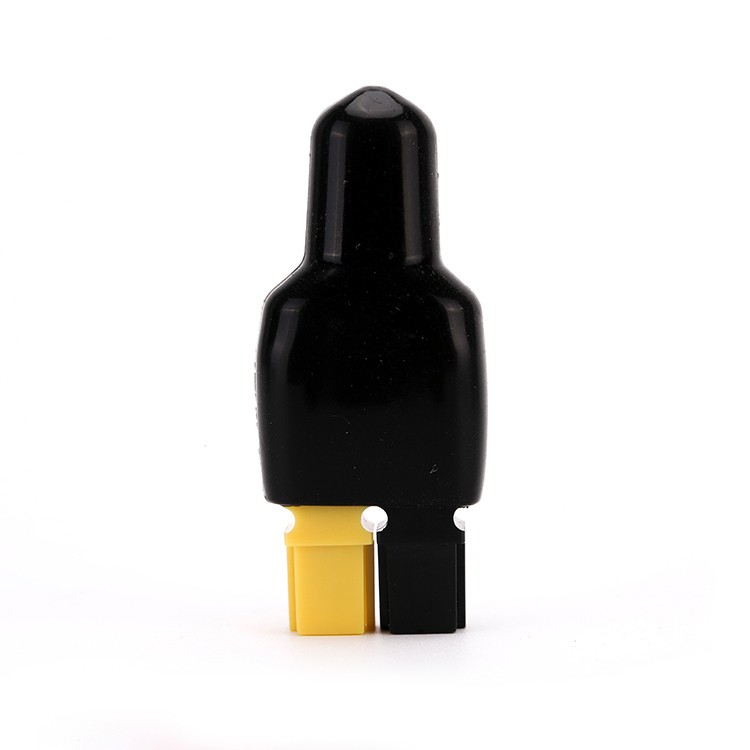 Black Waterproof Dust cable sleeve for 50A 2 Way connector