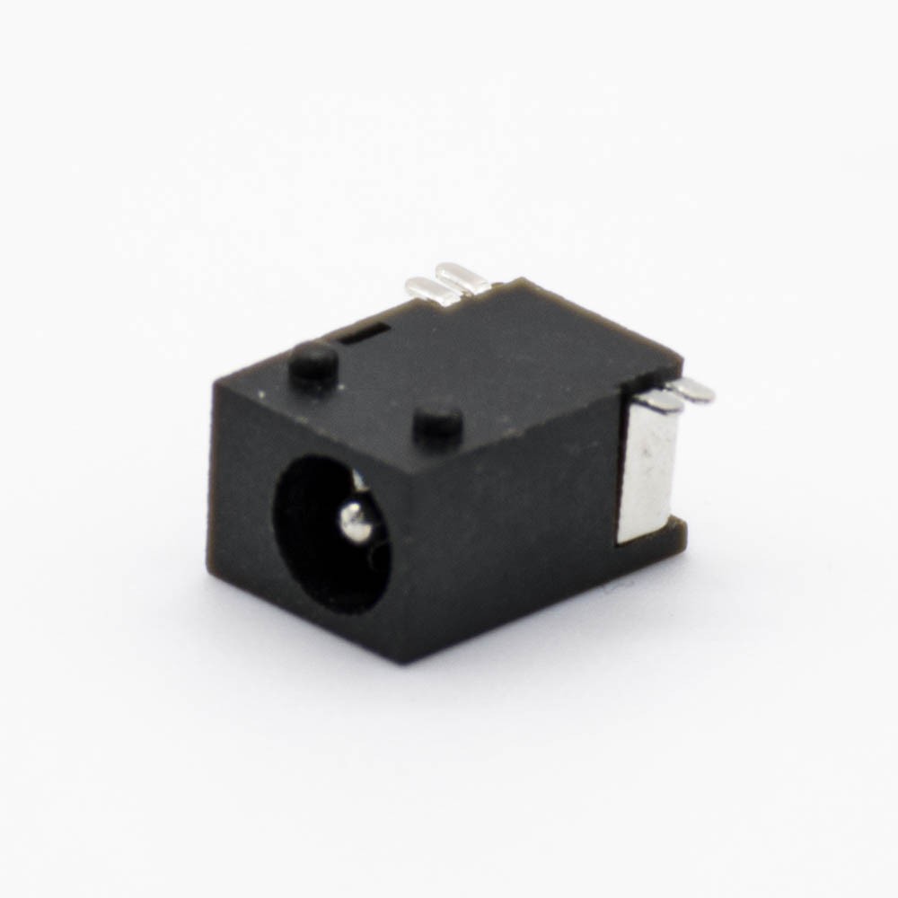 DC Power Connector Male Jack 3.5*1.3mm Horizontal Unshiled solder Lug SMD