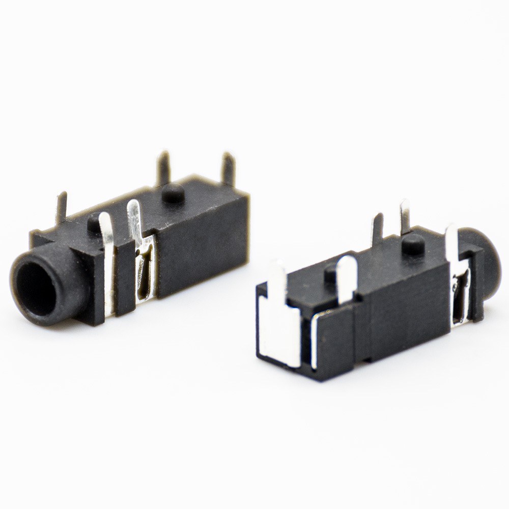 Waterproof DC Power Connectors Male Jack Through Hole 90° Solder Lug Unshiled Plastic