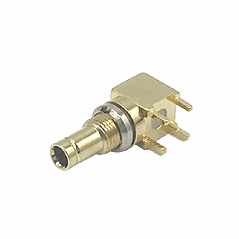 20pcs DIN 1.0/2.3 Coaxial Connectors R/A gold plated jack PCB mount connector