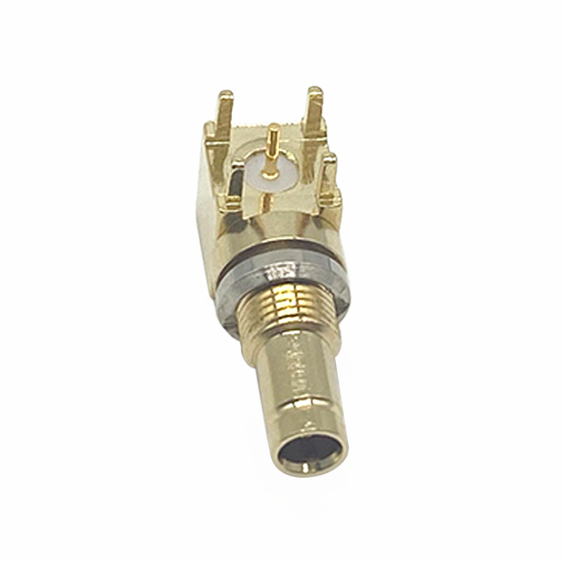 20pcs DIN 1.0/2.3 Coaxial Connectors R/A gold plated jack PCB mount connector