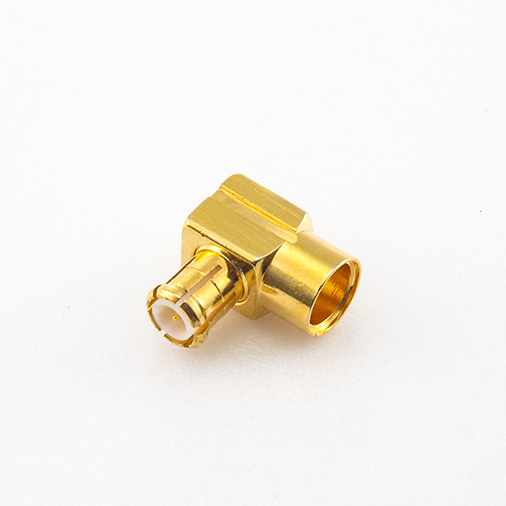 MCX Connector Cable Mount Male Right Angle Solder for Semi-soft/semi-rigid-3