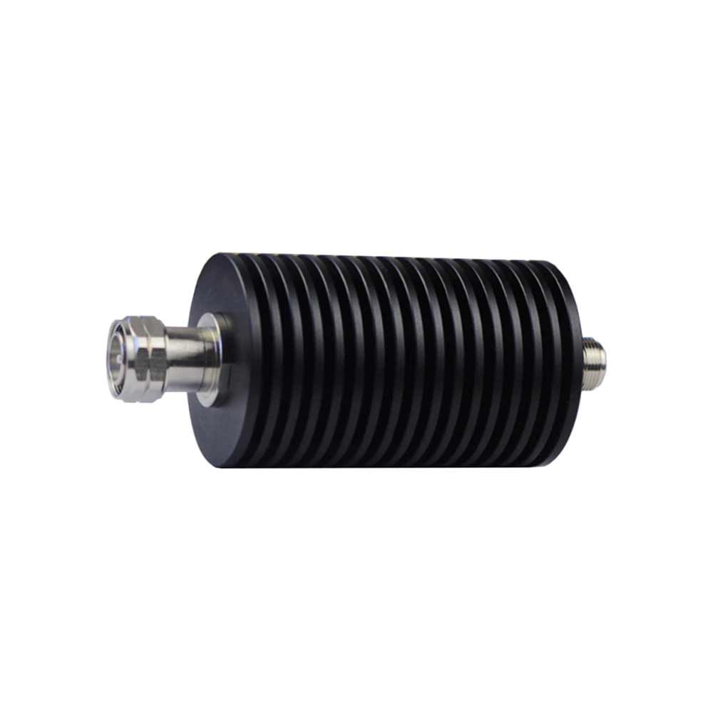 4.3-10 Mini Din Male To N Female 100W RF Coaxial Attenuator 3G 1-60Db