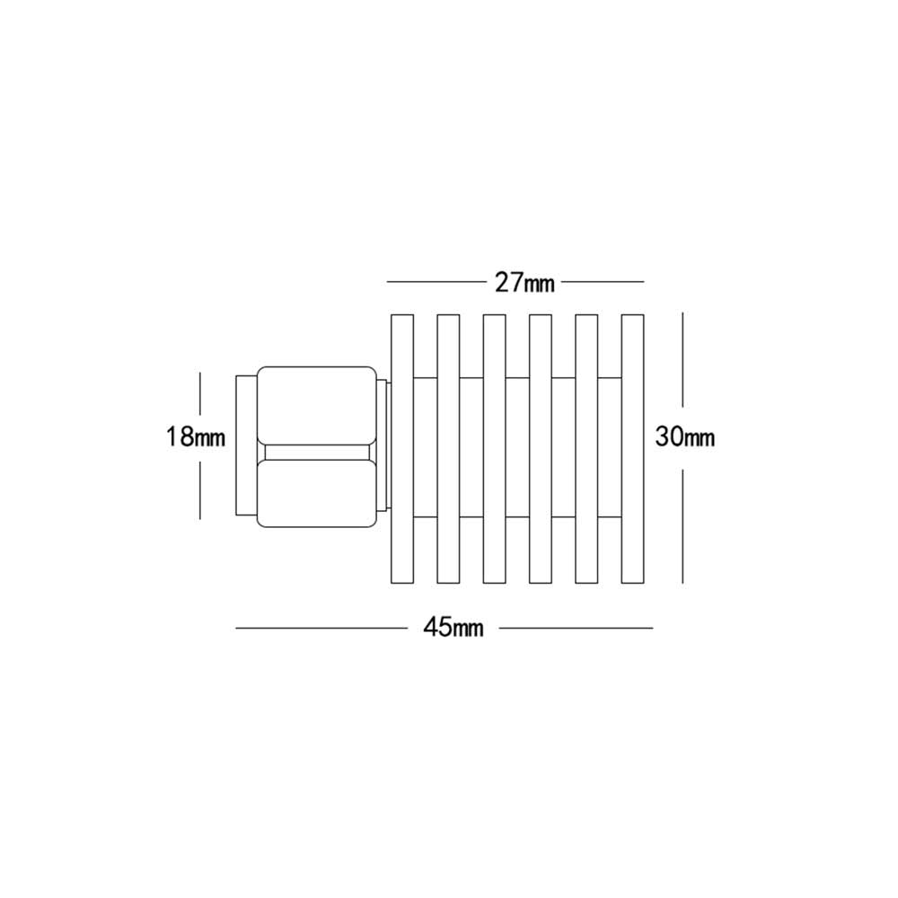 5W BNC Male Terminal Microwave RF Load Connector DC-3GHz 50 Ohm