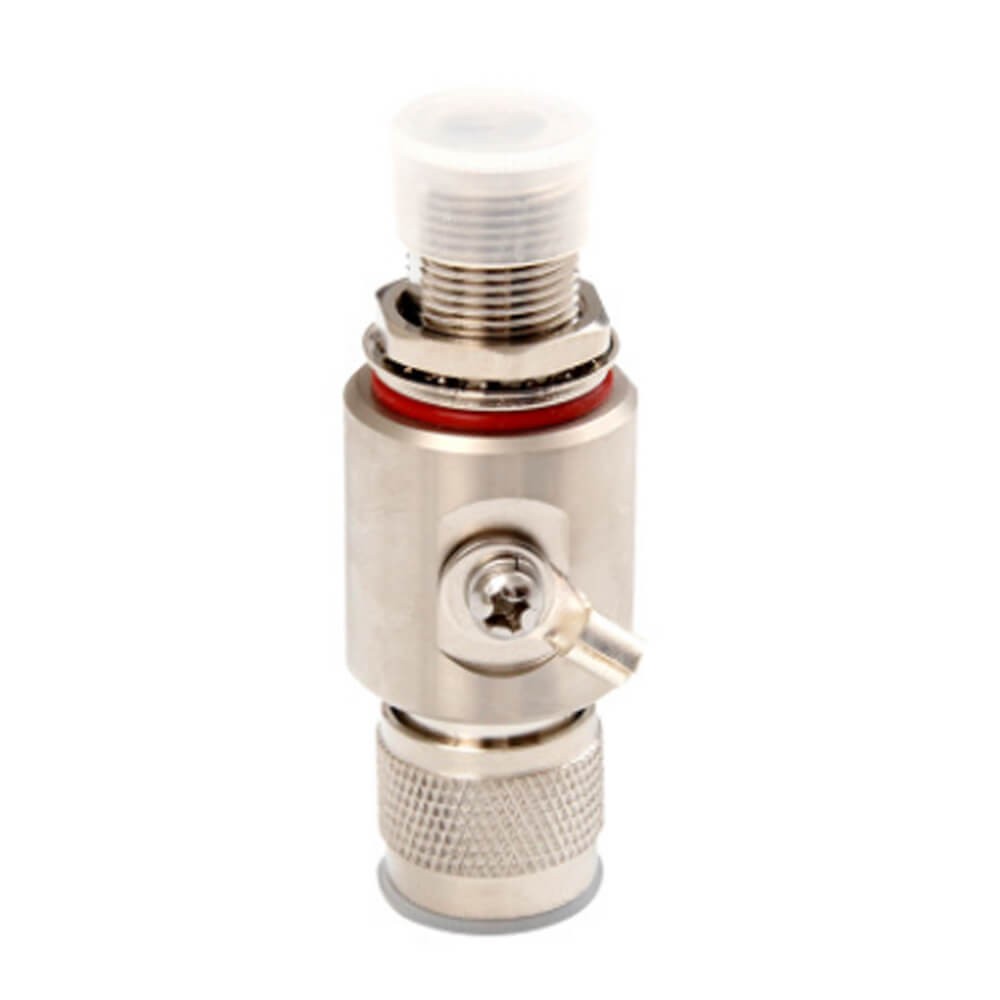 N Male To N Female Bulkhead Coaxial RF Lightning Arrester N-JKY DC-3GHz 180Degree IP67