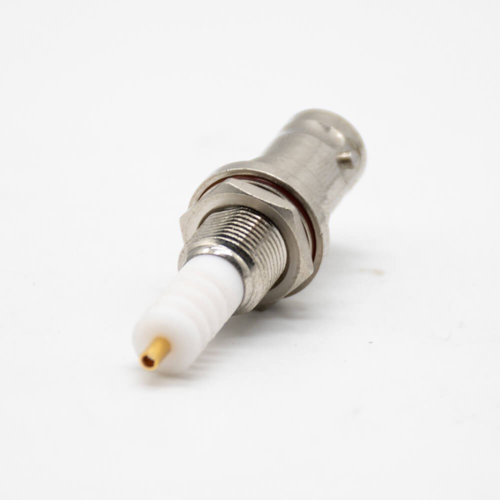 SHV Male Straight Back Mount Soldering Connector