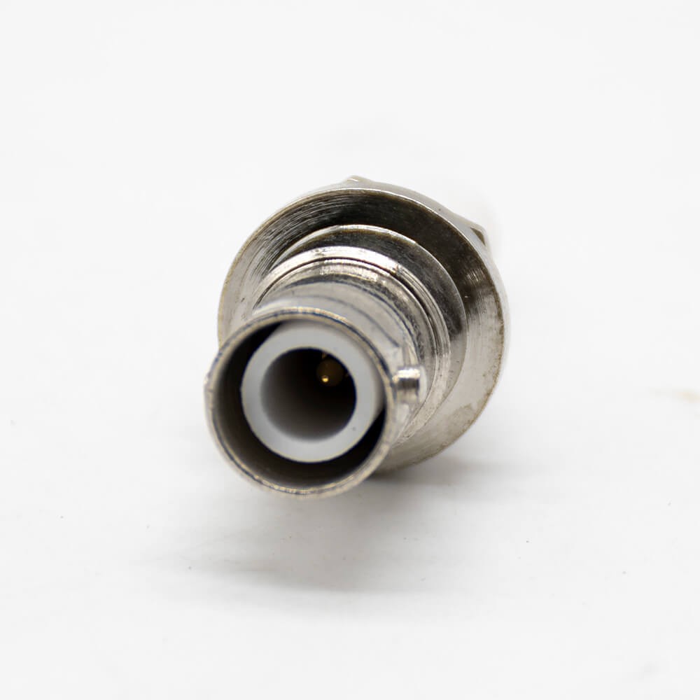 SHV Male Straight Back Mount Soldering Connector