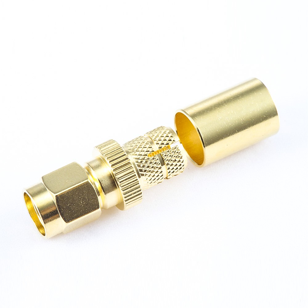 180 Degree SMA Connector Crimp for SYV50-5 Cable Male