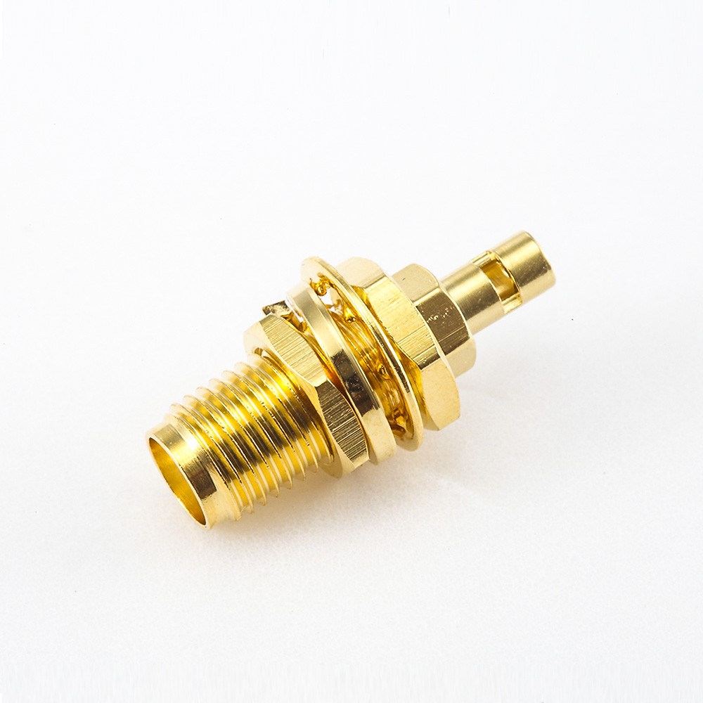 Cable for RG178/1.37mm/1.45mm SMA Connector Female 180 Degree Panel Mount Front Bulkhead Crimp With Solder