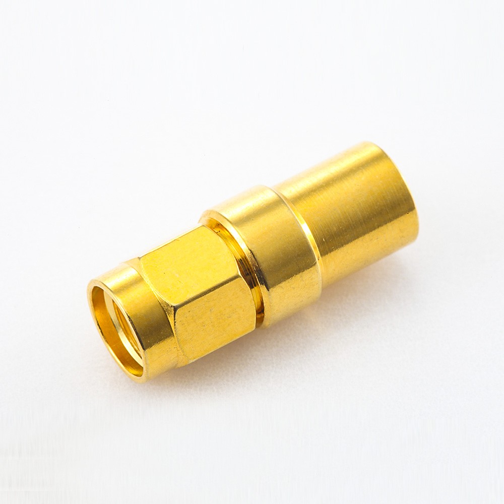 Male RF Connector SMA Straight Solder for Semi-soft/semi-rigid-5