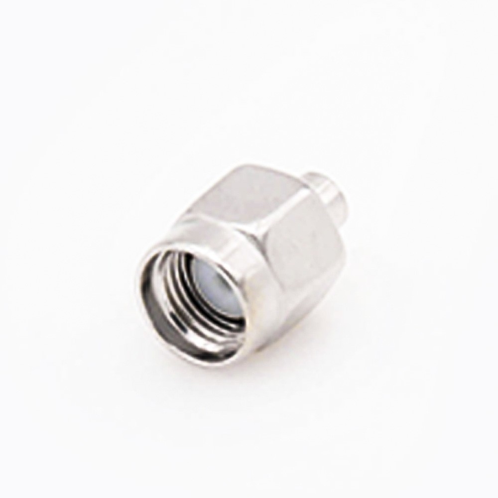 Male Solder SMA Connector 180 Degree for Semi-rigid 086 Cable