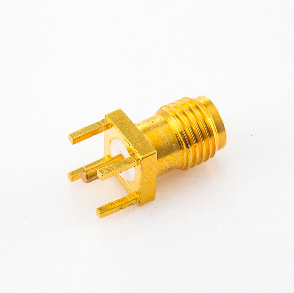 PCB SMA Connector Female Straight Through Hole