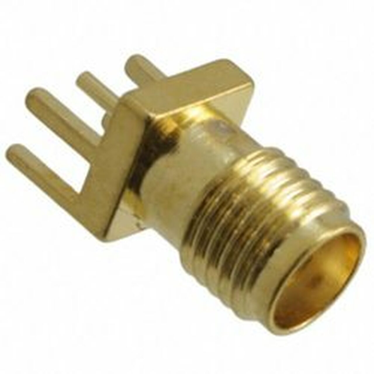 SMA Connector Female PCB Edge - Straight