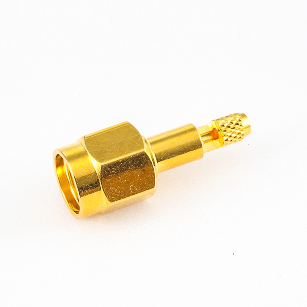 SMA Connector Male 90 Degree Crimp Window SolderforRG178/1.45MM