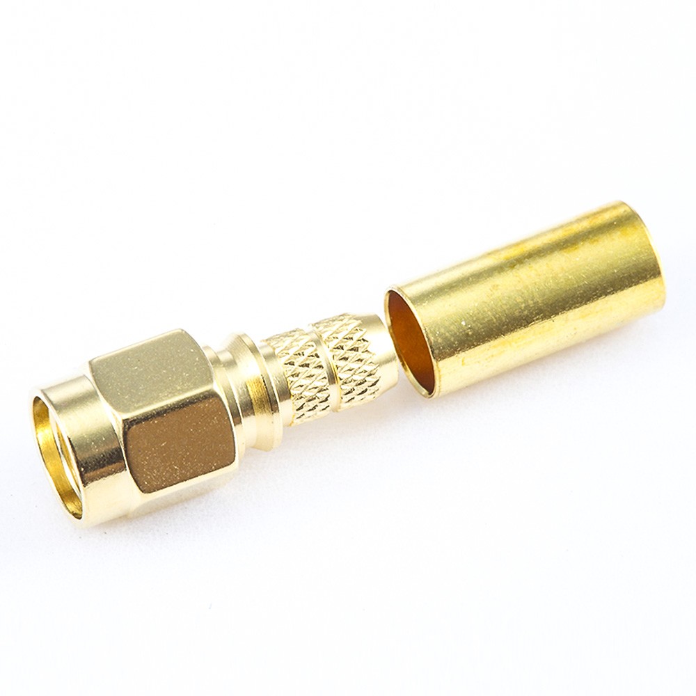 SMA Connector Male Straight Crimp for 3D-FB/LMR200