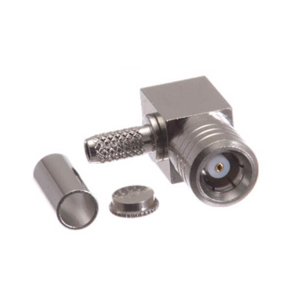 MCX Coaxial Connector Standard Male Straight Gold Plating Panel Mount Through Hole