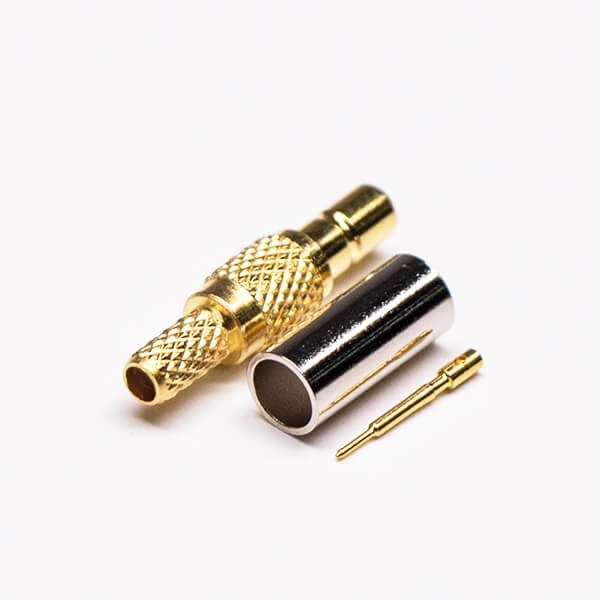 20pcs 50ohm Female SSMB Connector Crimp for Cable 180 Degree