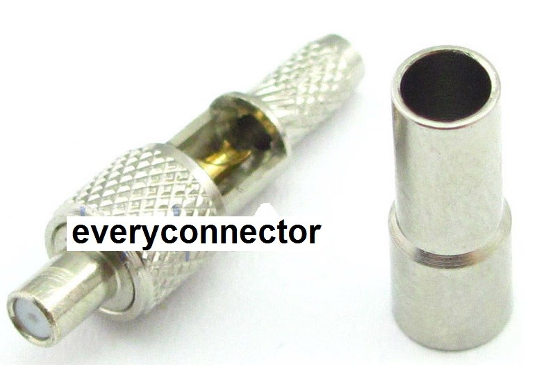 TS9 Female Crimp Connector for RG174 RG316 Easy Solder Window