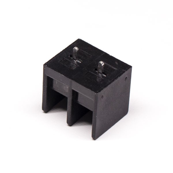 2 pin PCB Terminal Block Stright Through Hole Black Connector