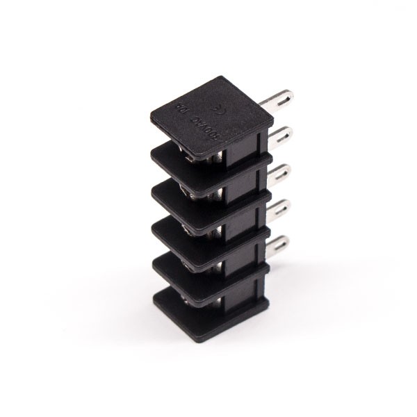 Barrier Strips Terminal Block 5pin Straight Through Hole Black PCB Mount