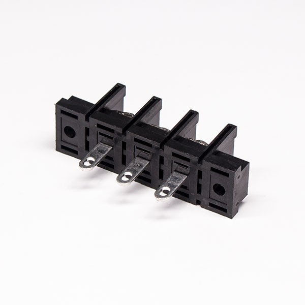 Barrier Terminal Block 3d Model 3pin Stright Through Hole Terminal block