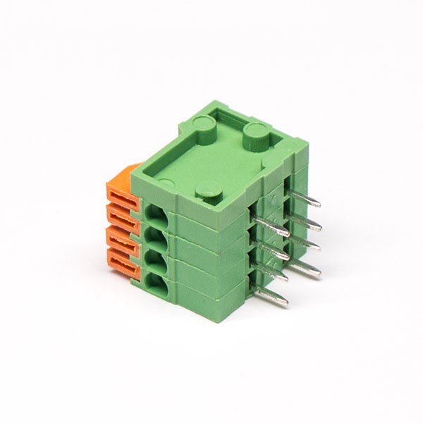 Configurable Spring Terminal Blocks 8pin Straight Through Hole PCB Mount