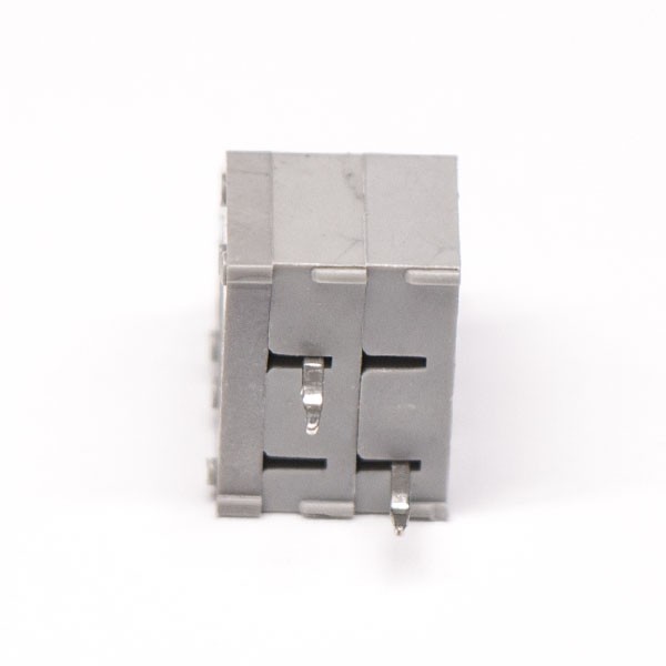 PCB Spring Clamp terminal Block 180 Degree Through Hole Grey Cable Connector