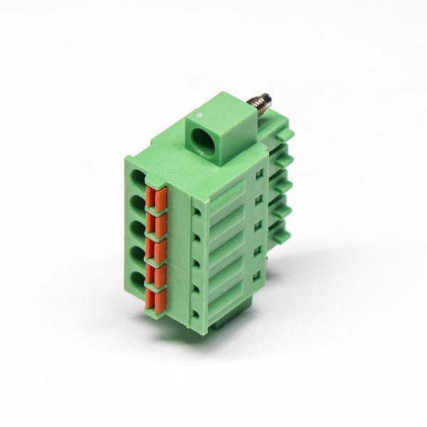 PCB Spring Terminal Blocks Connector Green Straight Through Hole