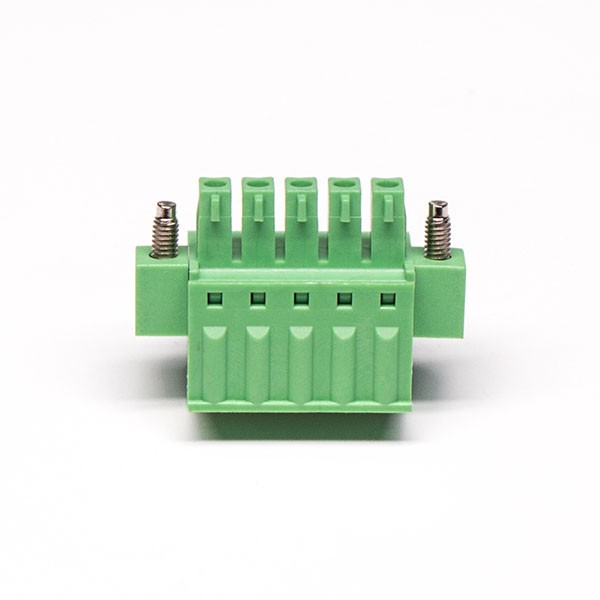 PCB Spring Terminal Blocks Connector Green Straight Through Hole